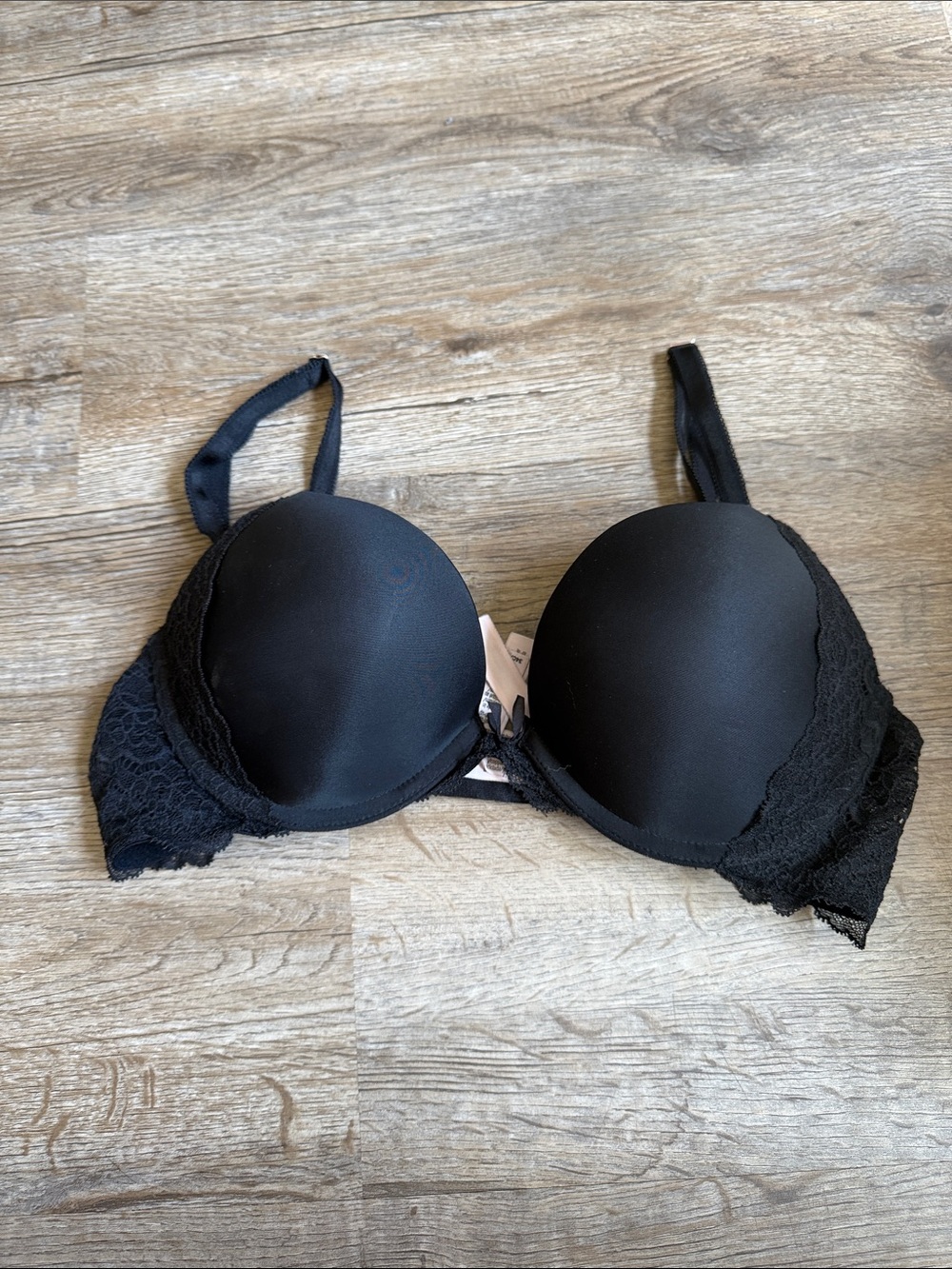 Victoria's Secret Black Lace Push-Up Bra